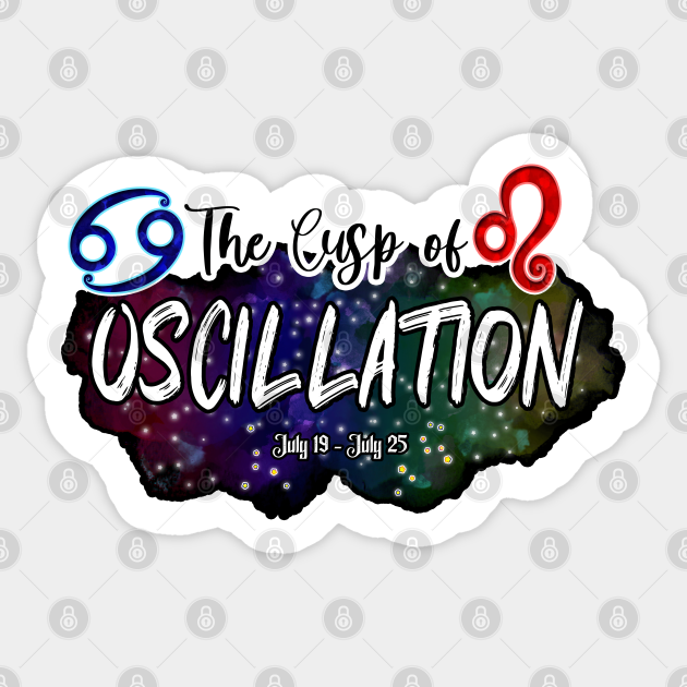 The Cusp of Oscillation Cusp Of Oscillation Sticker TeePublic